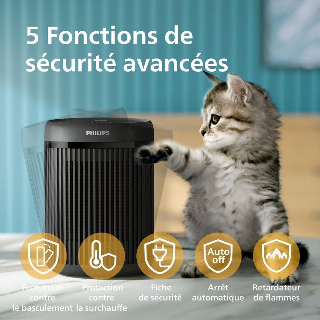 Aquecedor de ventilador cerâmico compacto Philips - 5