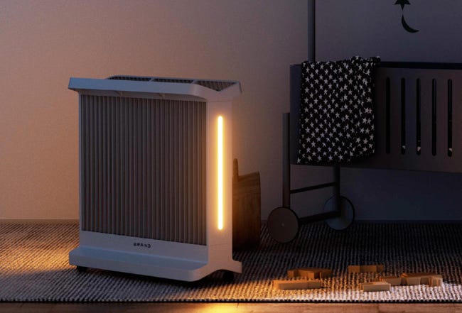 Radiador portátil fibra de carbono IDK23 - 8
