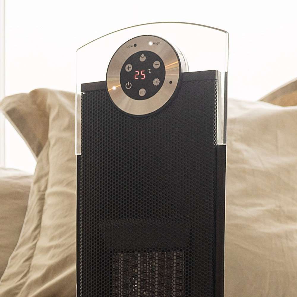Newlux Aquecedor Rhapsody Preto 2500W silencioso - 3