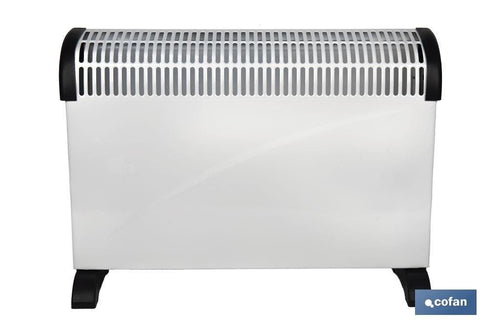 Aquecedor convetor radiante Cofan com termóstato ajustável | Potência: 2000 Watt | 3 regulações de calor | Segurança anti-tombamento - 2