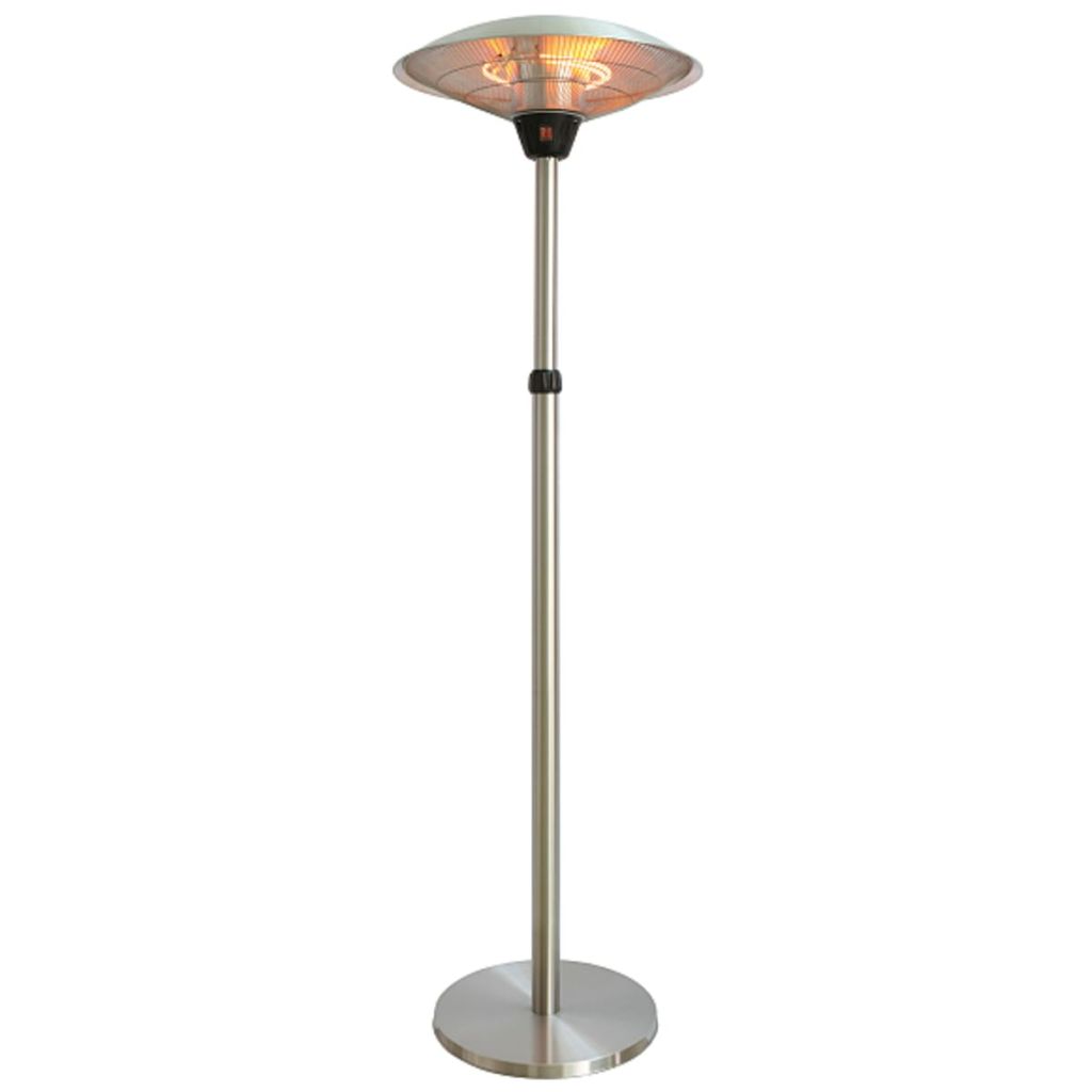 Aquecedor elétrico Qlima PEP2021E para ambientes internos e externos, cinza, 2100 W, halógeno. - 4