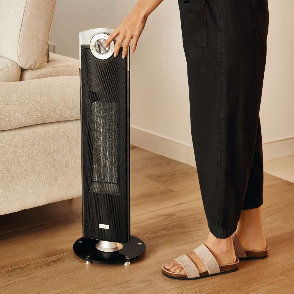 Newlux Aquecedor Rhapsody Preto 2500W silencioso - 5