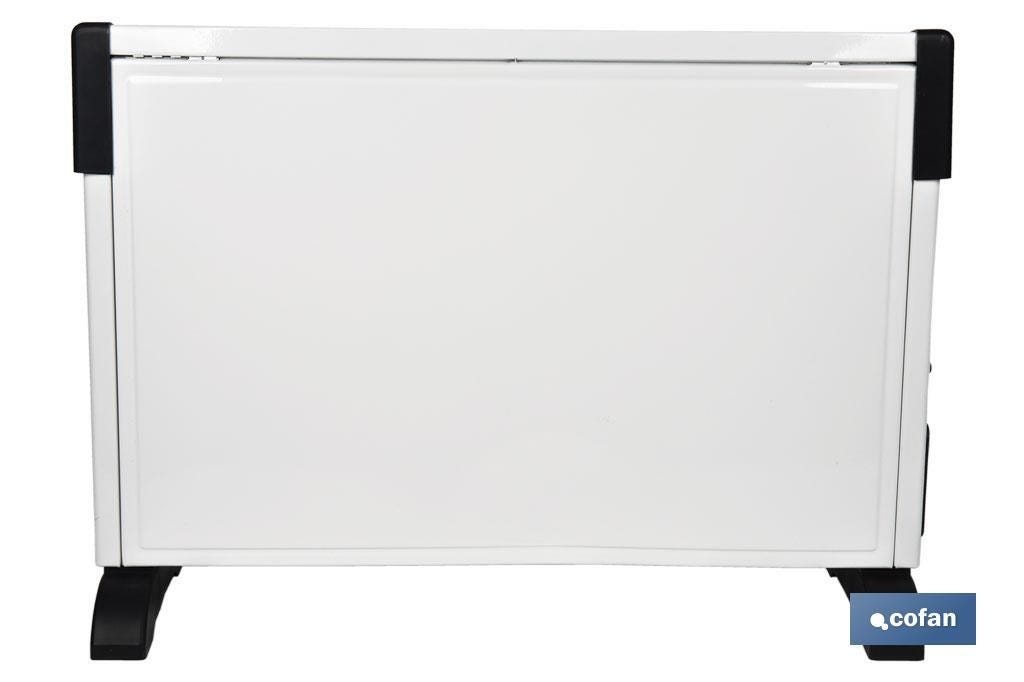 Aquecedor convetor radiante Cofan com termóstato ajustável | Potência: 2000 Watt | 3 regulações de calor | Segurança anti-tombamento - 4