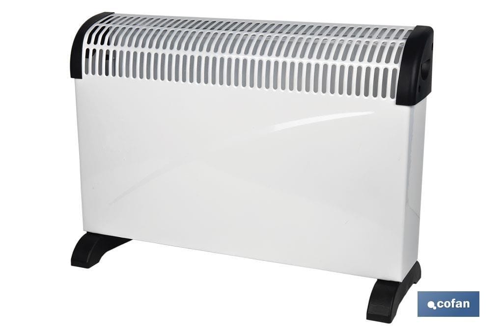 Aquecedor convetor radiante Cofan com termóstato ajustável | Potência: 2000 Watt | 3 regulações de calor | Segurança anti-tombamento - 3