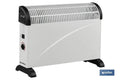 Aquecedor convetor radiante Cofan com termóstato ajustável | Potência: 2000 Watt | 3 regulações de calor | Segurança anti-tombamento - 1